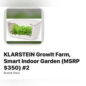 Klarstein Smart Indoor Garden GrowIt Farm Hydroponic System‎